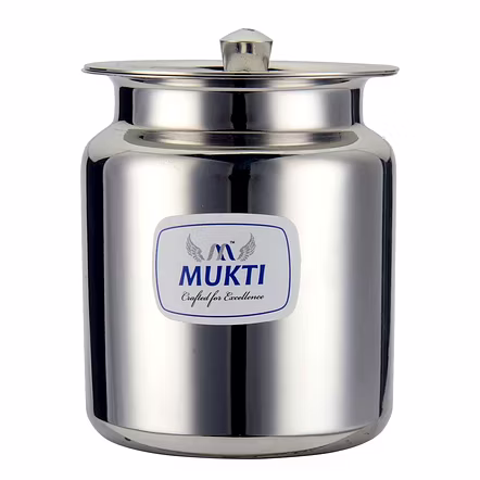 Mukti Stainless Steel Ritz Ghee Pot Big