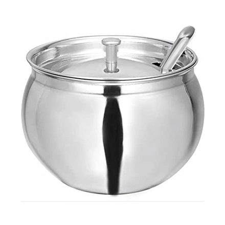 Mukti Stainless Steel Utterly Butterly Ghee Pot Container Big-WE1597