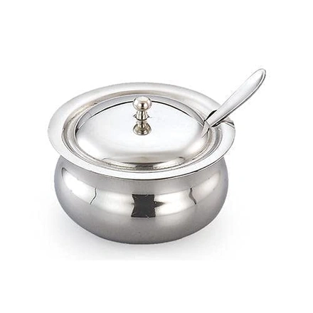 Mukti Stainless Steel Utterly Butterly Ghee Pot Container Big-1