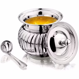 MUKTI Stainless Steel Bilona Nutri Ghee Pot 350 ML