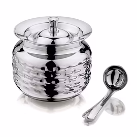 Mukti Stainless Steel Swadisht Ghee Pot Big