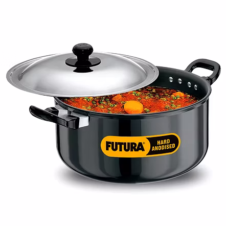 Hawkins Futura Hard Anodised Stewpots 5 Litre