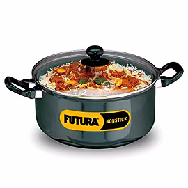 Hawkins Futura Nonstick Stewpots with Glass Lid 5 Litre