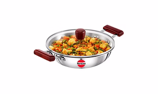 Hawkins  Try-Ply Stainless Steel Induction Deep Kadhai 1.5 Litre
