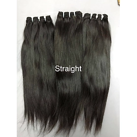 human hair weft Single drawn