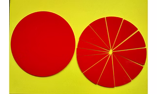 Value of Pi and Area of a circle