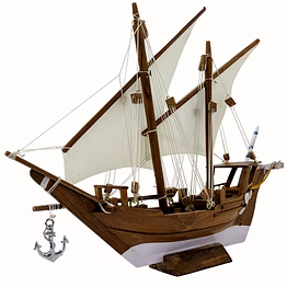 wooden model boat