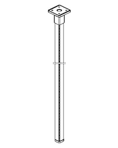 UPRIGHT - SYNTRACK V - CEILING TO FLOOR - Assly - H8 - Satin-Satin-80Kg-2