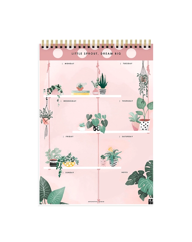 WEEKLY PLANNER - LITTLE SPROUT, DREAM BIG - Water Your Dreams-1
