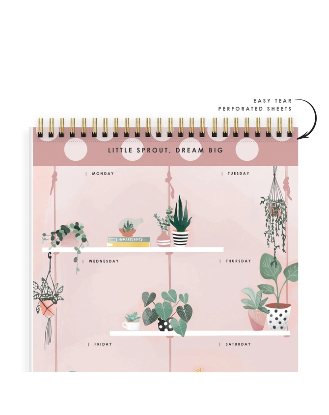 WEEKLY PLANNER - LITTLE SPROUT, DREAM BIG - Water Your Dreams-2