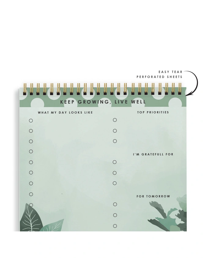 DAILY PLANNER- KEEP GROWING LIVE WELL- Water Your Dreams-2