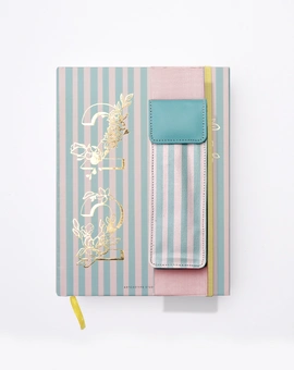 Classic Planner Kit 03-  Hardbound Annual Planner + Pen Pouch with Elastic Strap