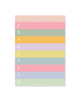 COLOBLOCK TO-DO LIST NOTEPAD