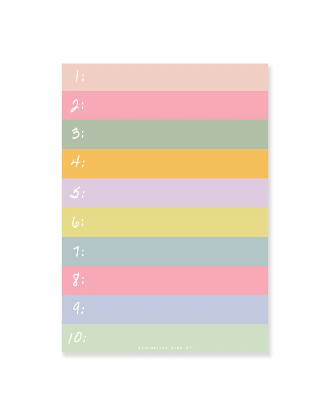 COLOBLOCK TO-DO LIST NOTEPAD-AP2212