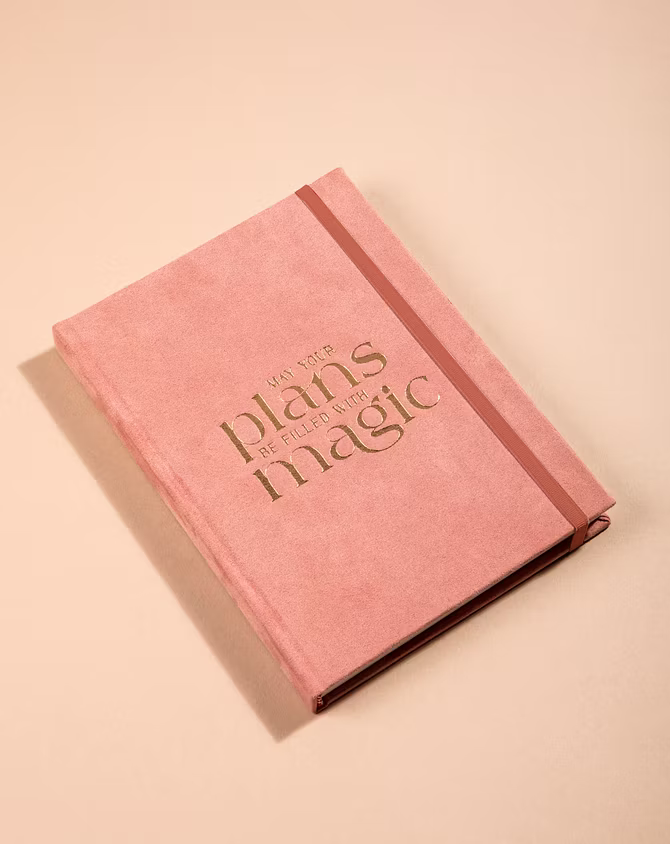 Hardbound Notebook- Old Rose 1