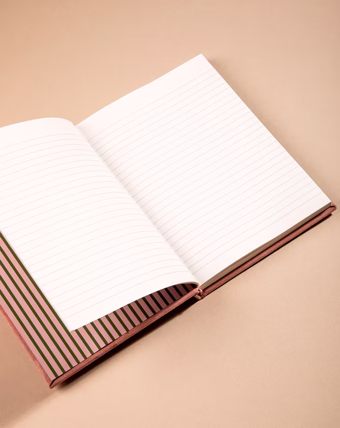 Hardbound Notebook- Old Rose 3