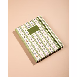 hardbound notebook- meadow charms