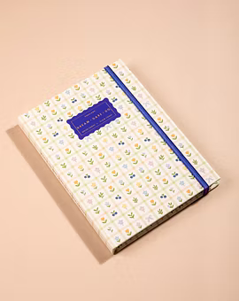 Hardbound Notebook- Berry Blossoms