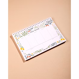 weekly planner- secret garden