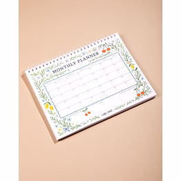 monthly planner- secret garden