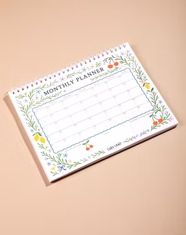 Monthly Planner- Secret Garden