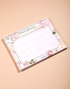 Meal Planner- Secret Garden