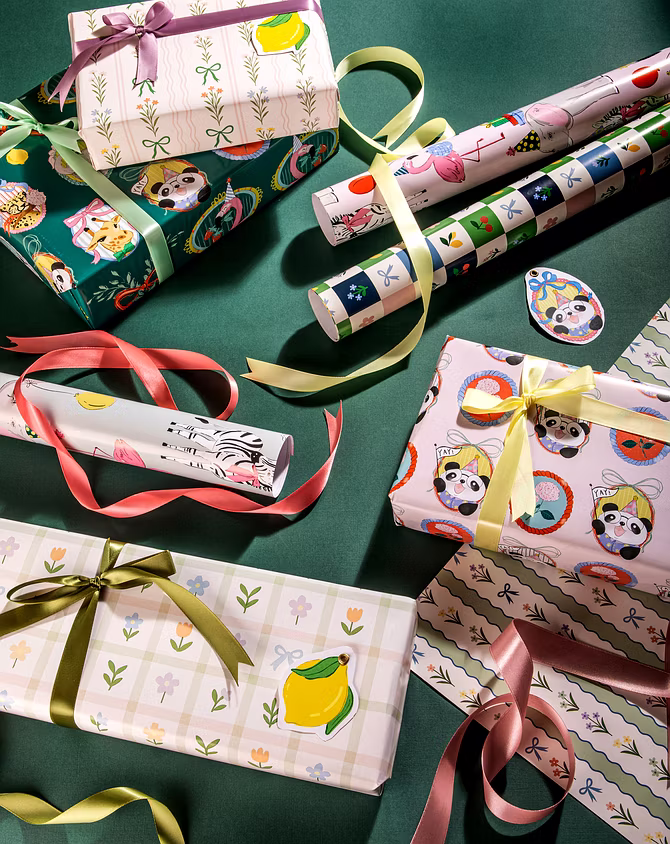 Wrapping Sheet Set- Cubo's Crew 4
