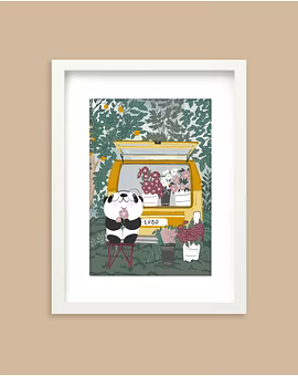 Art Print- Cubo's Garden Cart
