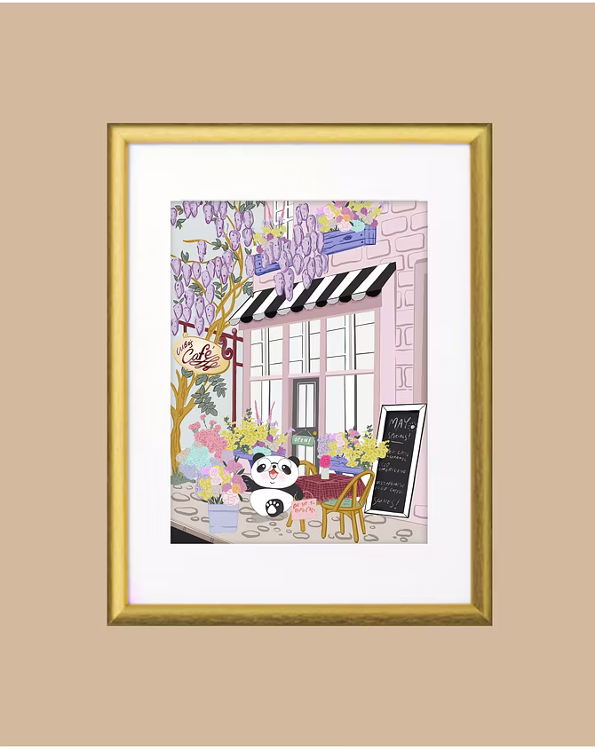 Art Print- Cubo's Bloom & Brew 1