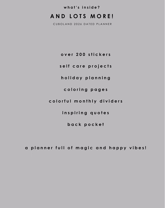 2026 Hardbound Dated Planner- Fresh Start-5