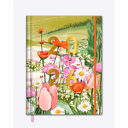 2026 hardbound dated planner- magical blooms