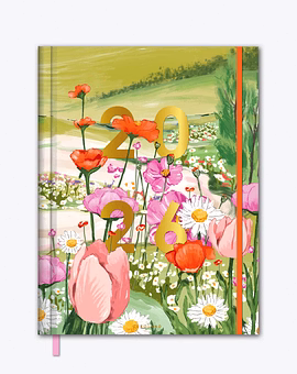 2026 Hardbound Dated Planner- Magical Blooms