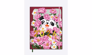 2026 Hardbound Dated Planner- Peony Whispers