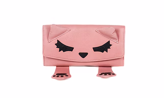 Cute Kitty Wallet (Rose Pink)