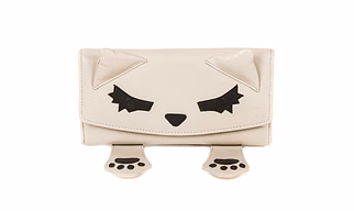Cute Kitty Wallet (Vanilla White)