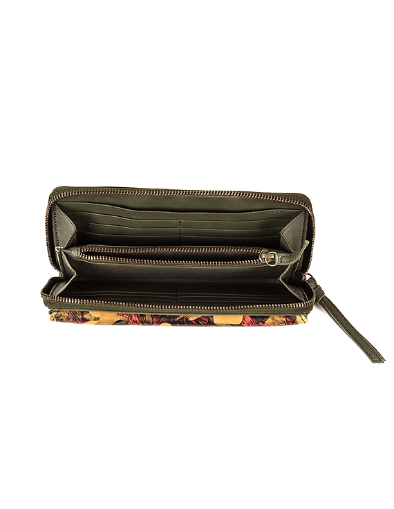 Bianca Wallet (Olive Green printed)-2
