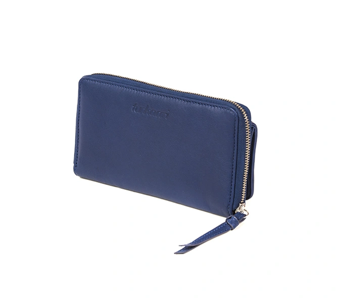 Bianca Wallet (Indigo Blue Quilted Flap)-1