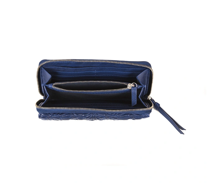 Bianca Wallet (Indigo Blue Quilted Flap)-2