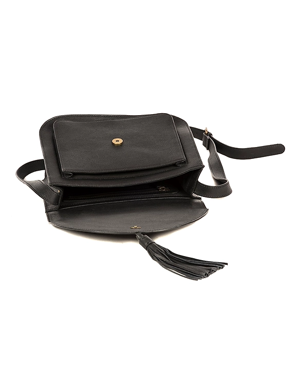 Natasha Shoulder Bag (Ebony Black)-2