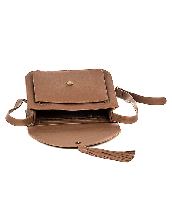 Natasha Shoulder Bag (Walnut Brown)-2