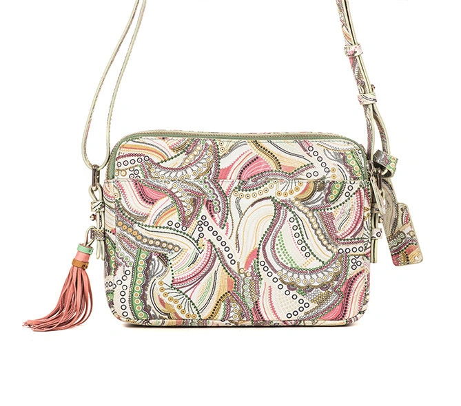 Flora Sling Bag (Printed Sea Green)-2