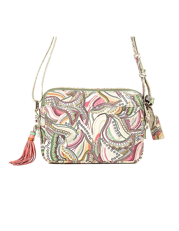 Flora Sling Bag (Printed Sea Green)-2