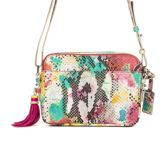 Flora Sling Bag (Printed Pink)-2