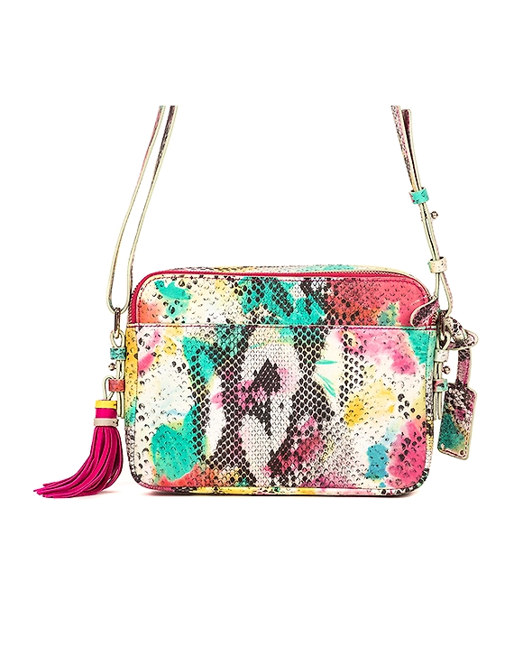 Flora Sling Bag (Printed Pink)-2