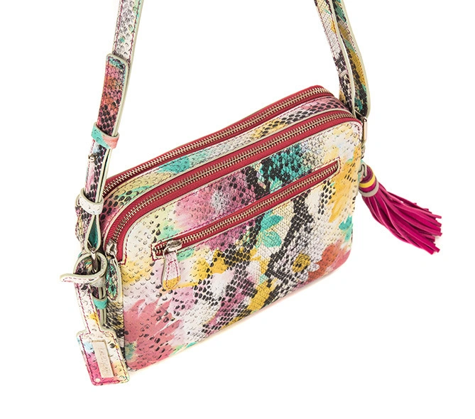 Flora Sling Bag (Printed Pink)-3