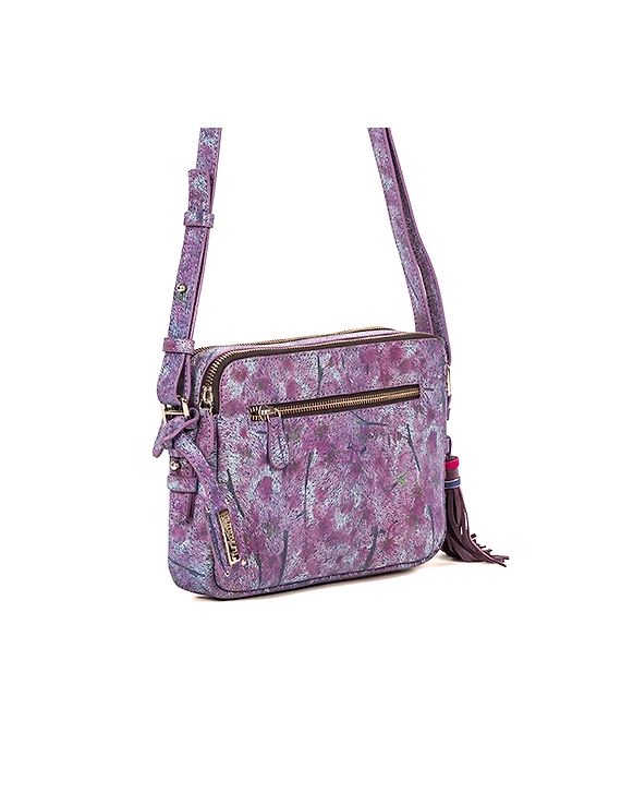 Flora Sling Bag (Printed Purple)-FUN86_D