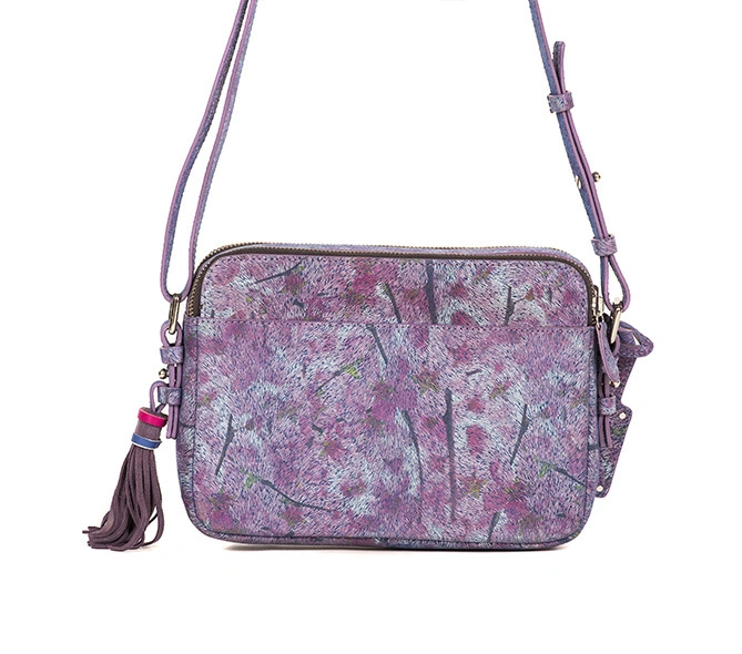 Flora Sling Bag (Printed Purple)-2