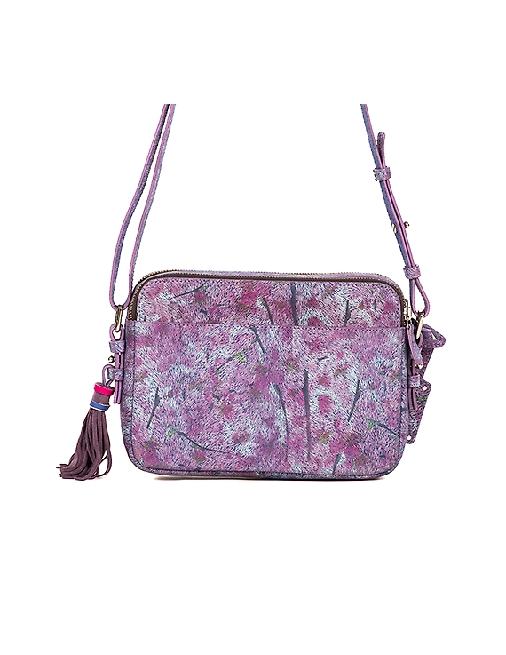 Flora Sling Bag (Printed Purple)-2