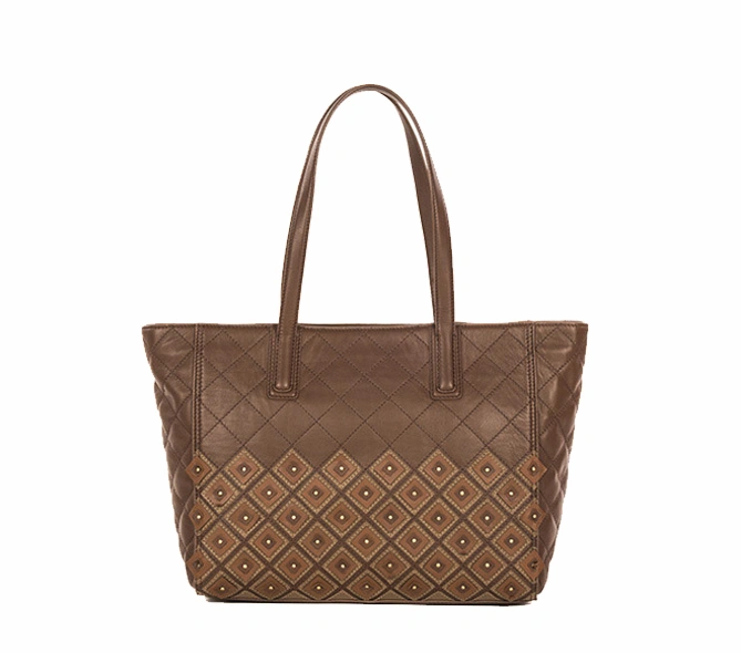 Nita Tote Bag (Cinnamon Brown)-FUN84