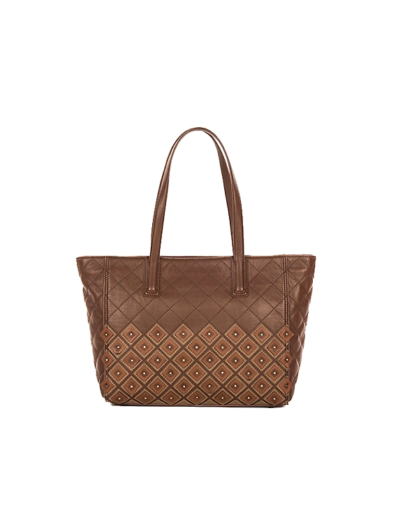 Nita Tote Bag (Cinnamon Brown)-FUN84